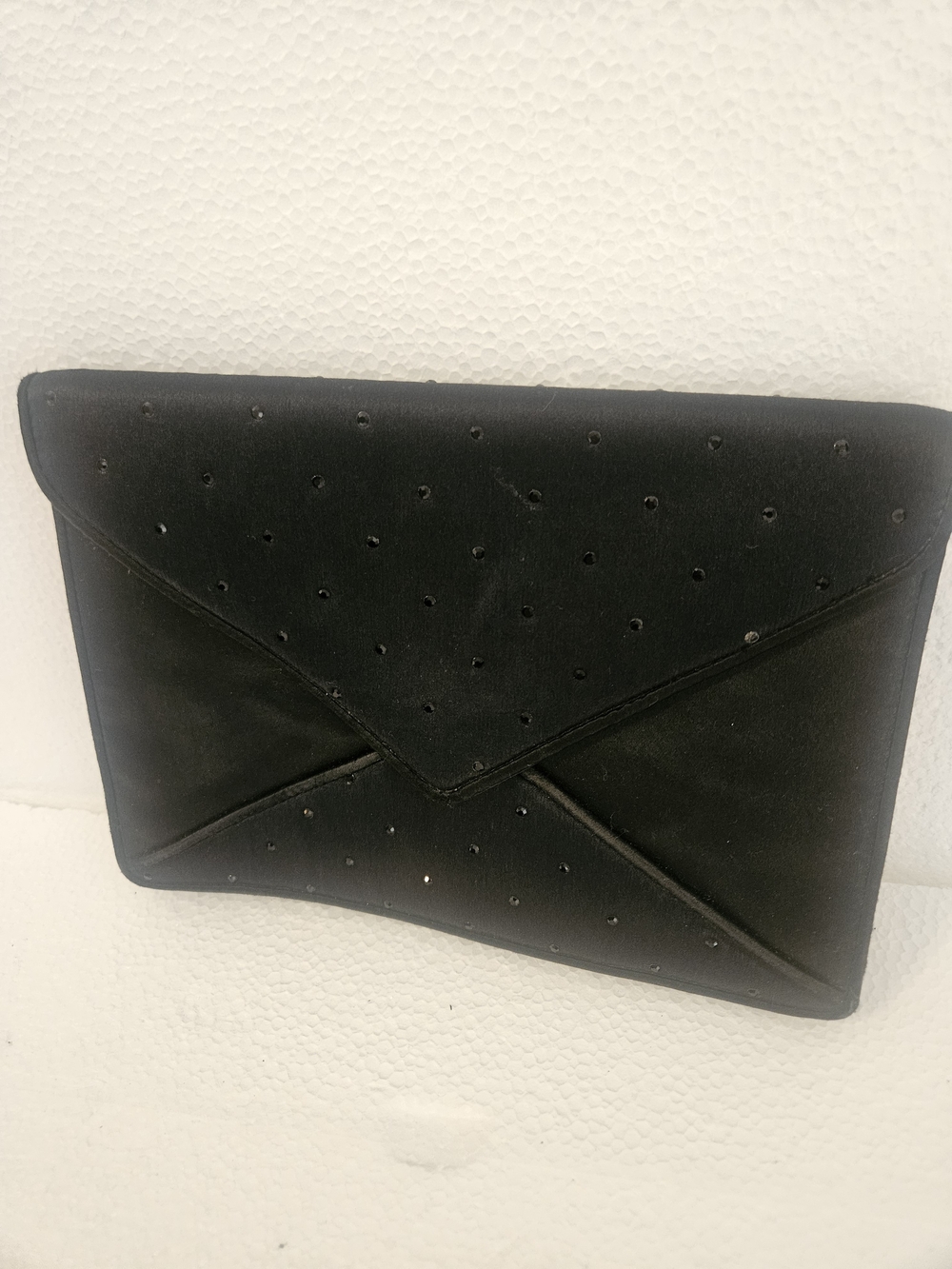 Bally Black Studded Envelope Clutch Bag